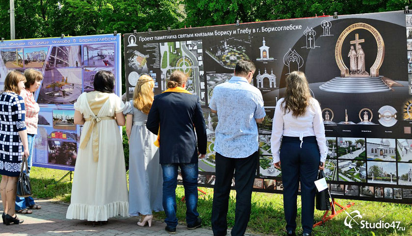 Выставка проекта памятника святым Борису и Глебу