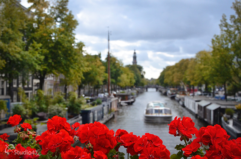 Каналы в городе Амстердаме