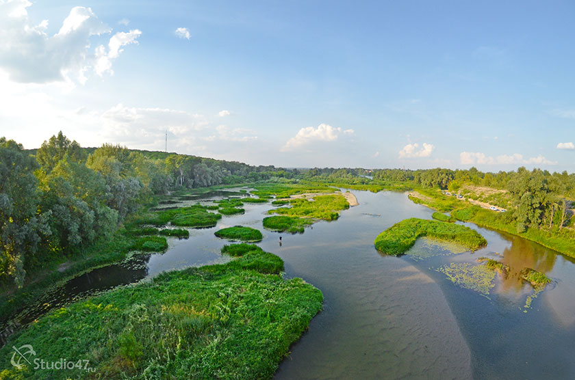 Река Ворона в Борисоглебске