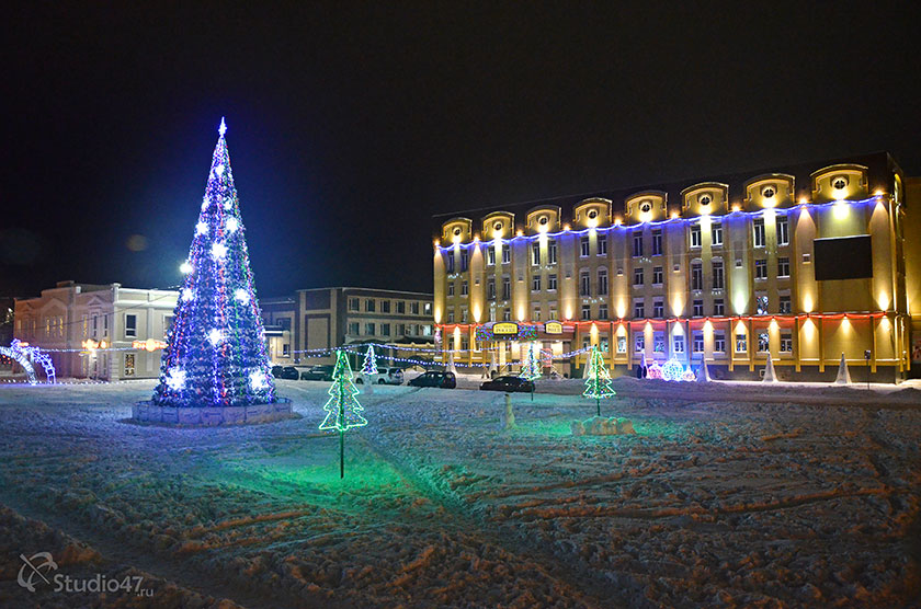 Новогодняя ёлка в Борисоглебске