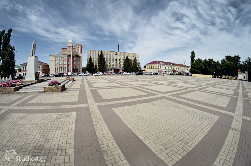 Площадь Ленина в Борисоглебске