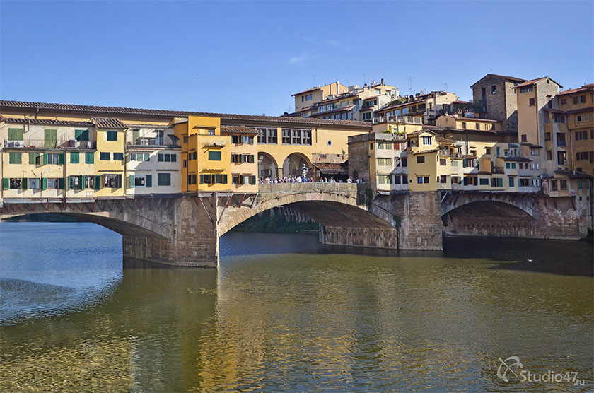 Мост Понте-Веккьо во Флоренции