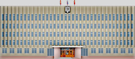 Фасад здания администрации БГО